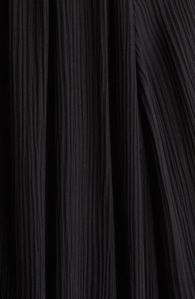 Max Mara Narvel Gathered Button-back Silk Blouse In Black