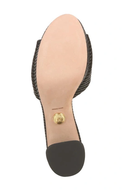 Shop Veronica Beard Dali Platform Slide Sandal In Black Striped