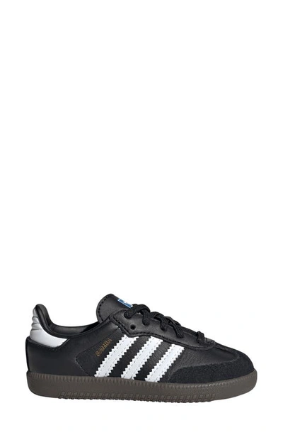 Adidas Originals Kids' Samba Sneaker In Black/ White/ Gum