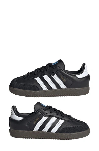 Adidas Originals Kids' Samba Sneaker In Black/ White/ Gum