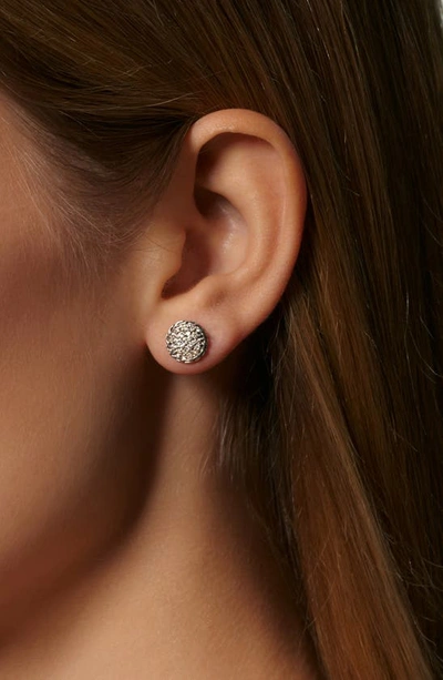 John Hardy Essential Pav Stud Earring In Silver