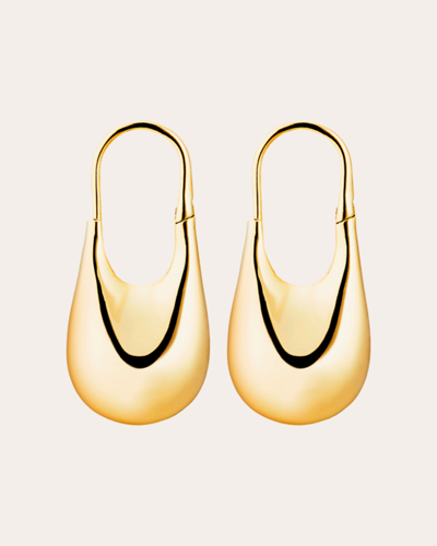 Shop Kinraden Women's Mini Doric Drop Earrings In Gold