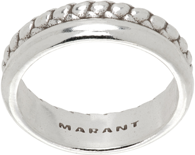 Shop Isabel Marant Silver Idealist Ring In 08si Silver
