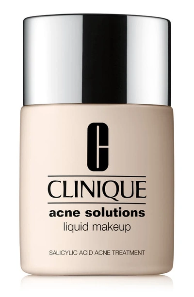 Shop Clinique Acne Solutions Liquid Makeup Foundation In Wn 01 Flax