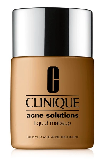 Shop Clinique Acne Solutions Liquid Makeup Foundation In Wn 76 Toasted Wheat