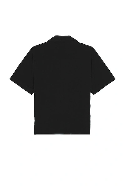 Shop John Elliott Camp Shirt Solid In Black