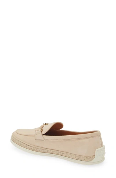 Shop Tod's Chain Loafer In Naturale