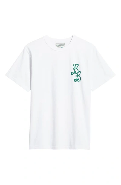 Shop Bogey Boys Essential Cotton Logo T-shirt In White