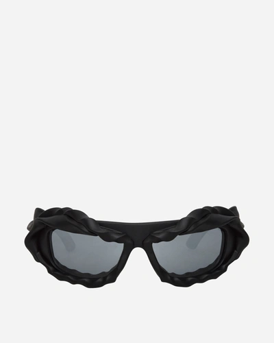 Shop Ottolinger Twisted Sunglasses In Black
