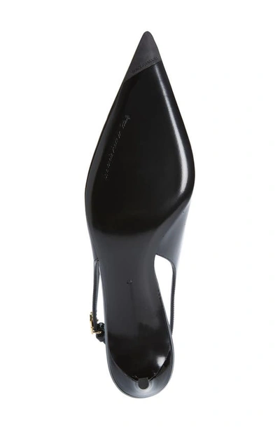 Shop Dolce & Gabbana Lollo Patent Leather Slingback Pump In Black