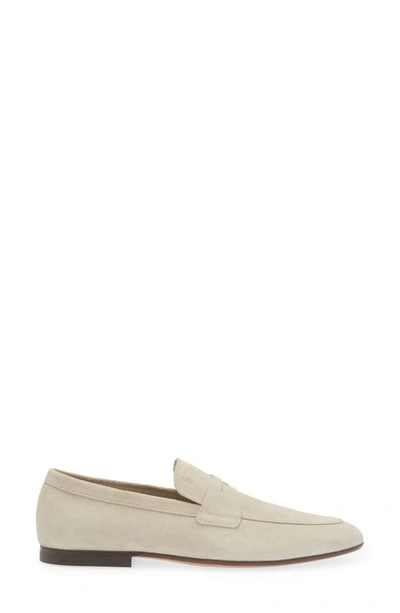 Shop Tod's Mocassino Penny Loafer In Mastice