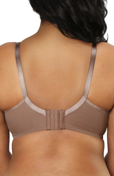 Curvy Couture Micro Unlined Bra In Sweet Tea