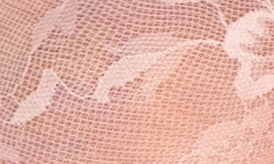 Curvy Couture No-show Lace Underwire Unlined Bra In Blushing Rose