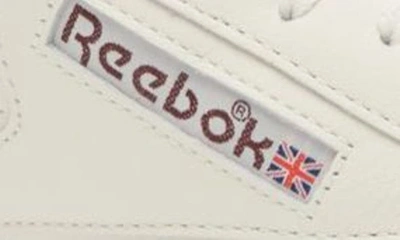 Shop Reebok Club C 85 Vintage Sneaker In Chalk/ Alabaster/ Maroon