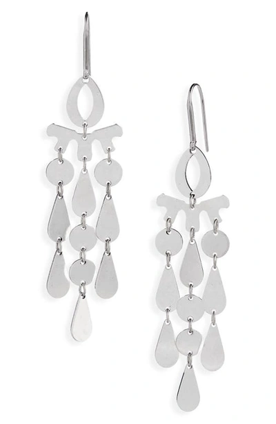 Shop Isabel Marant Malina Chandelier Earrings In Silver