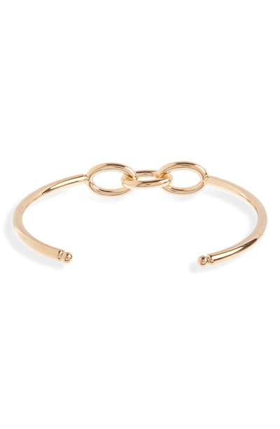 Shop Isabel Marant Delight Knot Cuff Bracelet In Goldtone Dore 12do