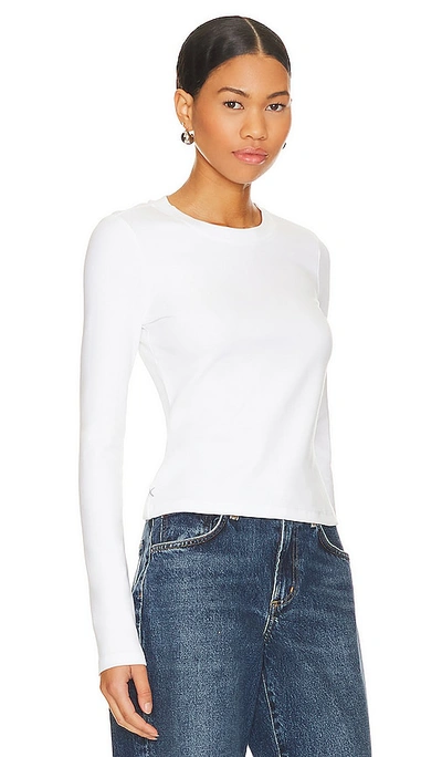 Cuts Tomboy Long Sleeve In White