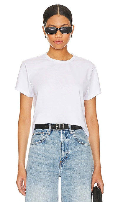Shop Cuts Almost Friday Tee Cropped In White