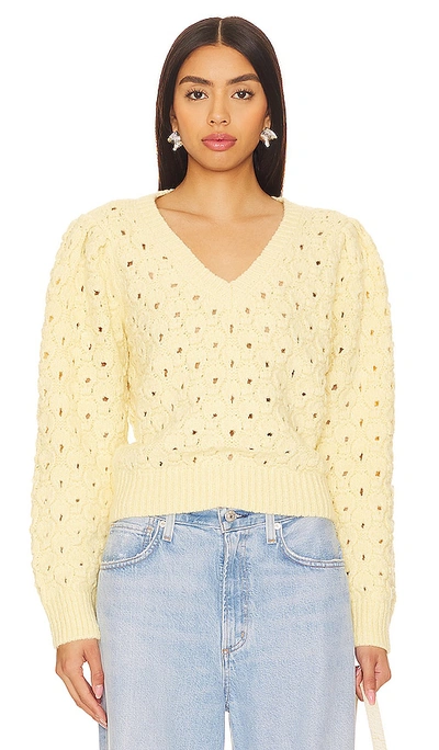 Shop Astr Bianca Sweater In Yellow