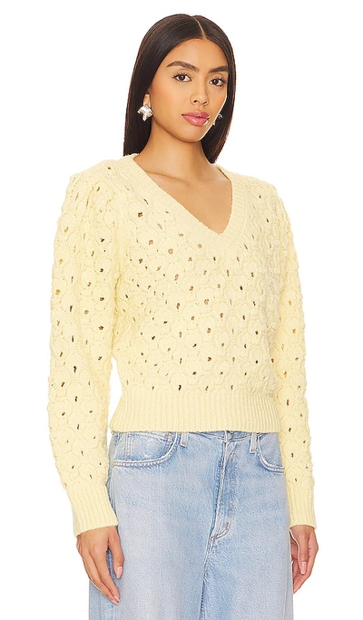 Shop Astr Bianca Sweater In Yellow