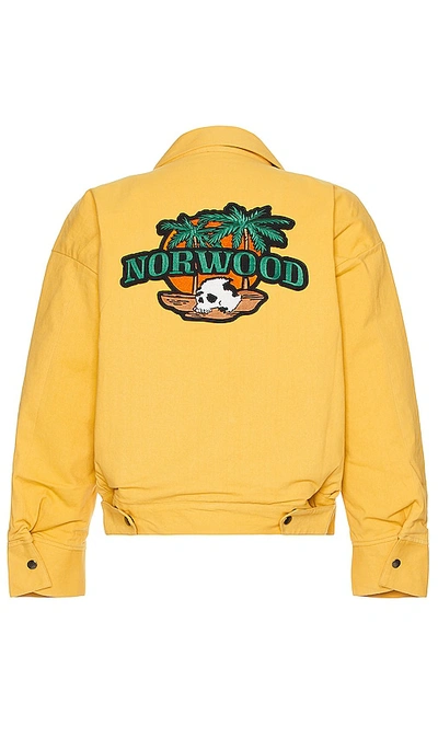 Shop Norwood Utility Jacket In Yellow