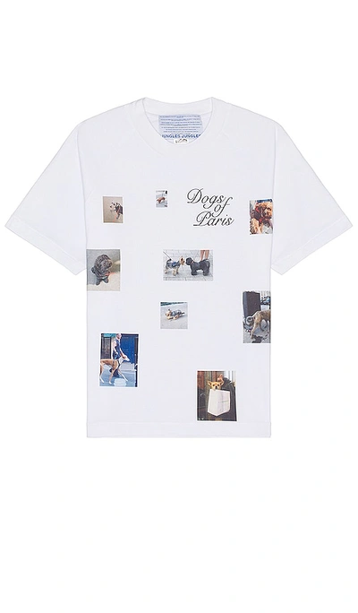 Shop Jungles Dogs Of Paris Tee In White