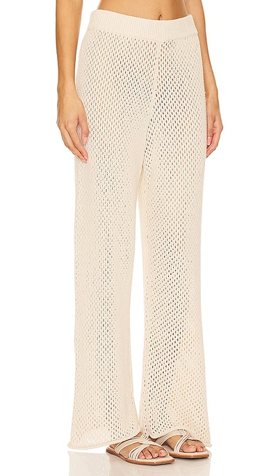 Onia Crochet Wide Leg Pant In 沙贝利