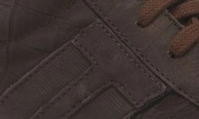 Shop Tom Ford Radcliffe Croc Embossed Nubuck Sneaker In Fango/ Cream