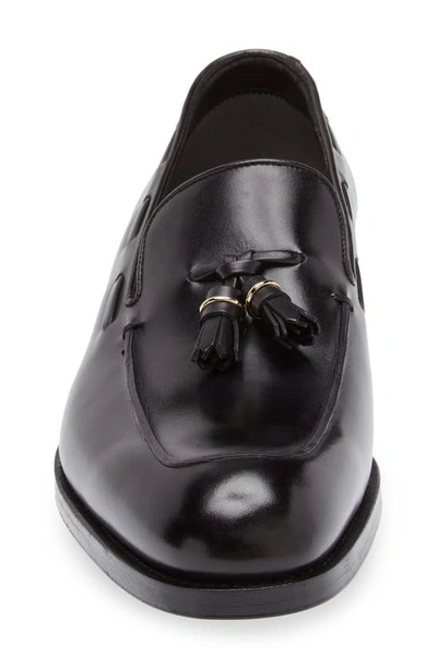 Shop Tom Ford Edgar Tassel Loafer In Black