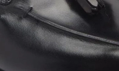 Tom Ford Burnished Leather Edgar Tassel Loafers In Black
