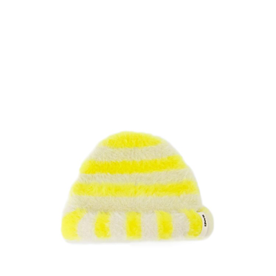 Shop Sunnei Beanie Stregatto - Synthetic - Beige In Yellow