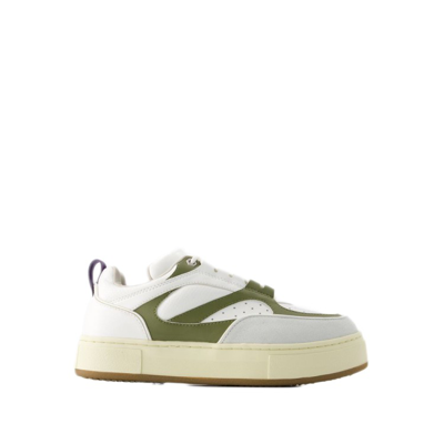 Shop Eytys Sidney Vegan Olio Sneakers - Synthetic Leather - White