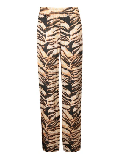 Shop Roberto Cavalli High Neck Trousers In Brown