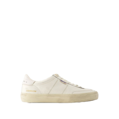 Shop Golden Goose Soul-star Sneakers - Leather - White In Neutrals