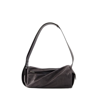 Shop Sunnei Shoulder Bag Labauletto - Leather - Grey