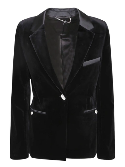 Shop Rabanne Crystal Details Jacket In Black