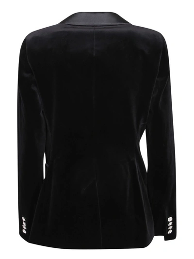 Shop Rabanne Crystal Details Jacket In Black