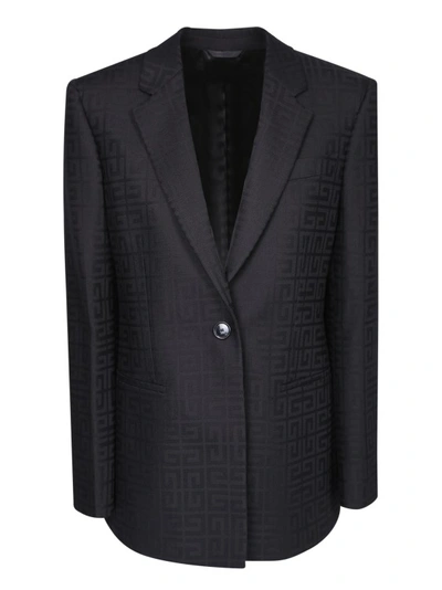 Shop Givenchy Wool Jacket In Black