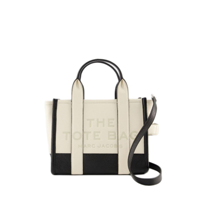 Shop Marc Jacobs The Small Tote - Leather - Ivory In Neutrals