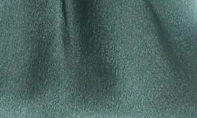 Shop Cinq À Sept Amari Twist Front Cutout Silk Top In Eucalyptus