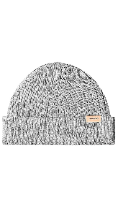 Shop Melin Thermal All Day Beanie In Heather Grey