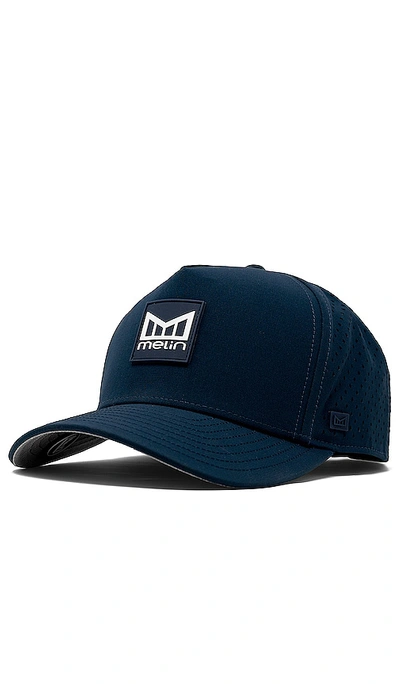Shop Melin Hydro Odyssey Stacked Hat In Navy