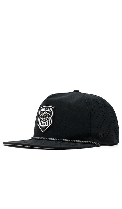 Shop Melin Hydro Coronado Shield Hat In Black