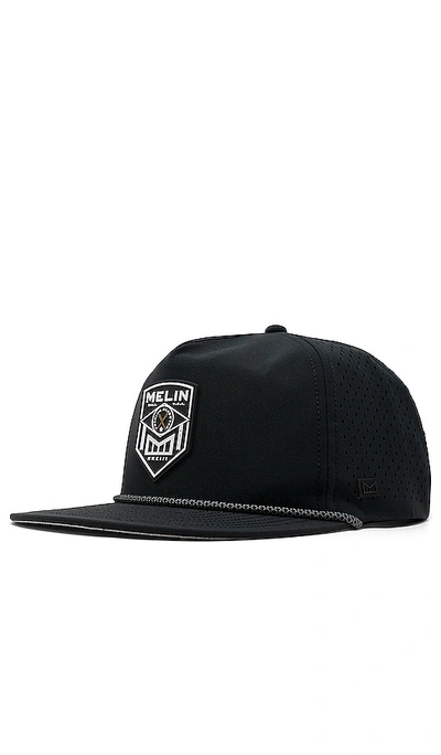 Melin Coronado Hydro Performance Snapback Hat In Black