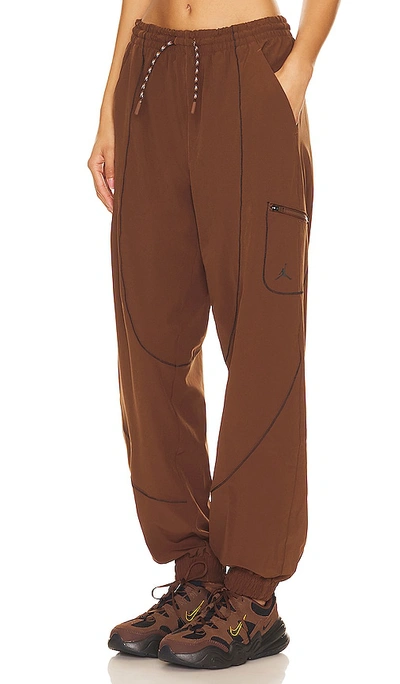 Shop Jordan Tunnel Pant In Cacao Wow  Black   & Black