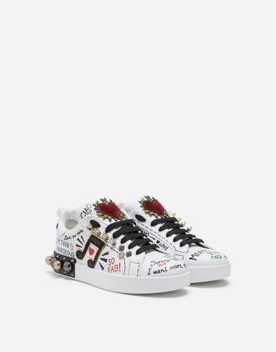 Shop Dolce & Gabbana Sneaker Classica In White