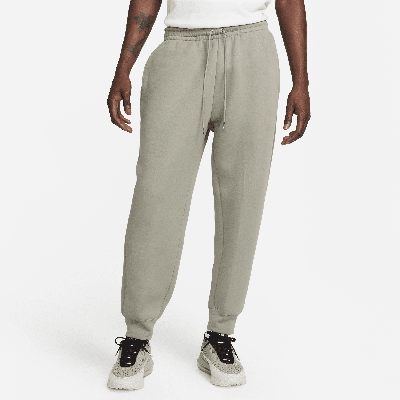 Shop Nike Men's Tech Fleece Reimagined Fleece Pants In Grey