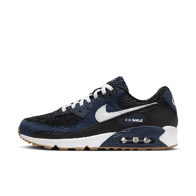Shop Nike Men's Air Max 90 Shoes In Blue