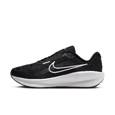 Shop Nike Men's Downshifter 13 Road Running Shoes (extra Wide) In Black