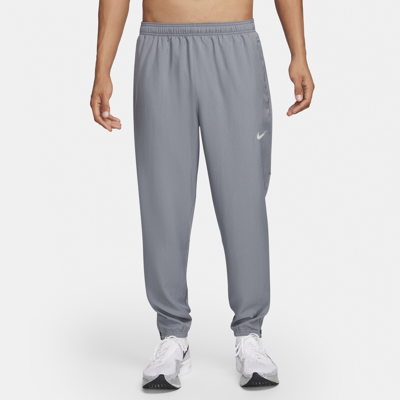 Shop Nike Men's Challenger Dri-fit Woven Running Pants In Grey